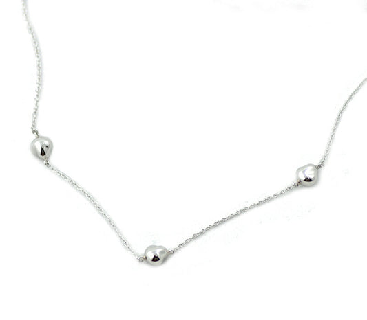 New finished Tiffany & Co. Tiffany Beans 3 Necklace Diamond PT950 Platinum [Jewelry] [Used]