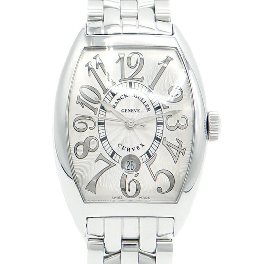 Franck Muller Frank Muller Tonow Carbex Relief 8880SC DT REL Silver Gyoche SS Stainless Men Automatic Wind Toneau Box [6 months warranty] [Used] [Watch]