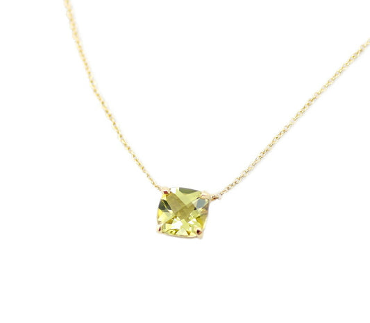 New finished Tiffany & Co. Tiffany Spar Cleaning Yellow Citrin K18YG Yellow Gold Necklace [Jewelry] [Used]