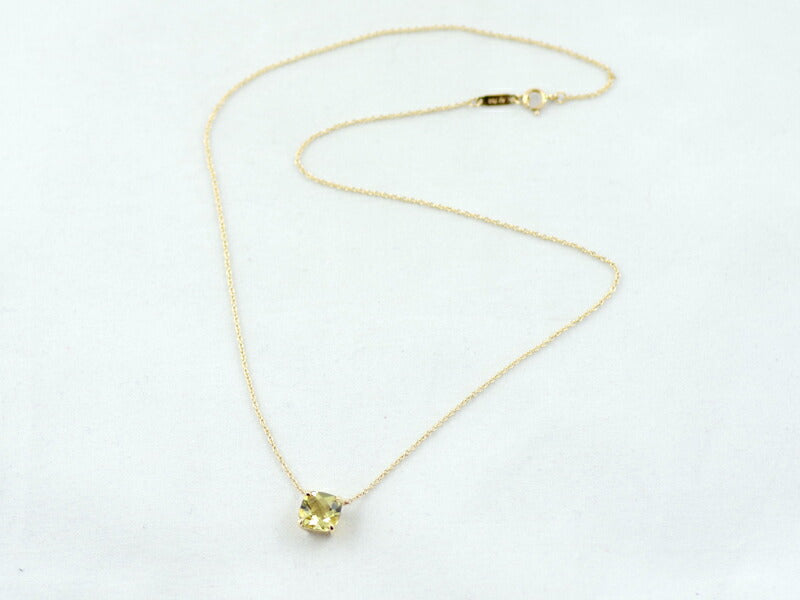 New finished Tiffany & Co. Tiffany Spar Cleaning Yellow Citrin K18YG Yellow Gold Necklace [Jewelry] [Used]