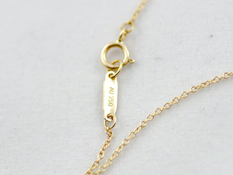 New finished Tiffany & Co. Tiffany Spar Cleaning Yellow Citrin K18YG Yellow Gold Necklace [Jewelry] [Used]