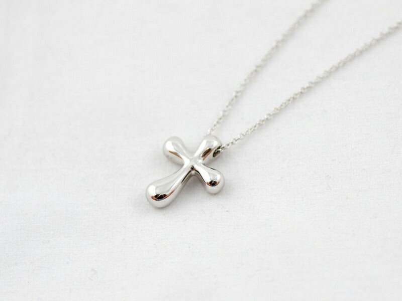 New finished Tiffany & Co. Tiffany Dots Cross Diamond PT950 Platinum Necklace [Jewelry] [Used]