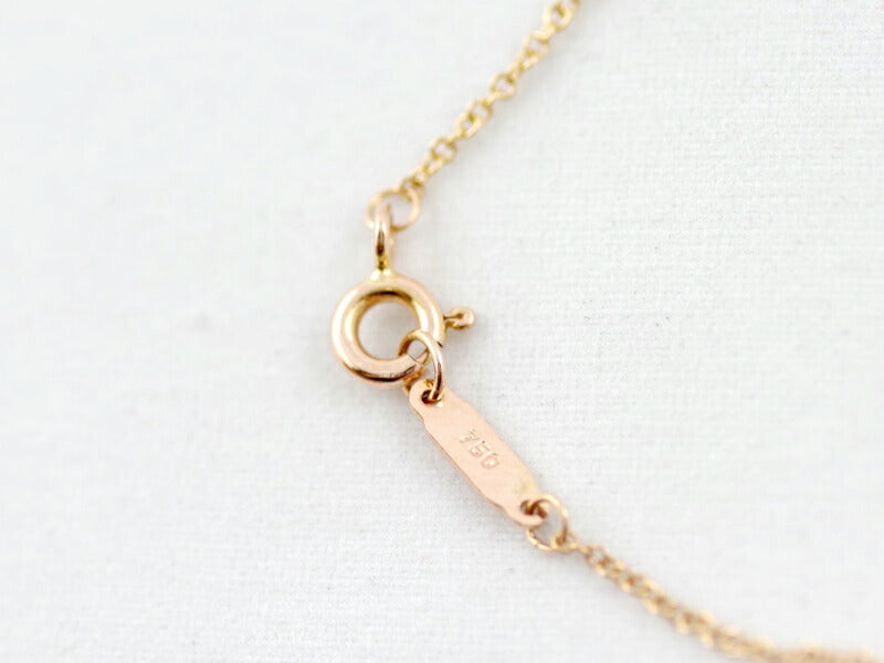 New finished Tiffany & Co. Tiffany Key Pendant Necklace K18PG Pink Gold Oval [Jewelry] [Used]