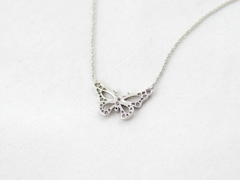 New finished Tiffany & Co. Tiffany Butterfly Papapillon Diamond PT950 Platinum Necklace [Jewelry] [Used]