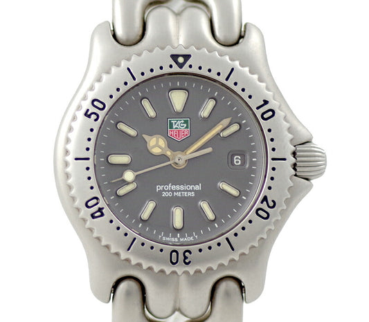 電池交換済 TAG Heuer タグホイヤー S/el セルシリーズ S99.215 200m防水 グレー 文字盤 SS ステンレス レディース クォーツ【6ヶ月保証】【腕時計】【中古】