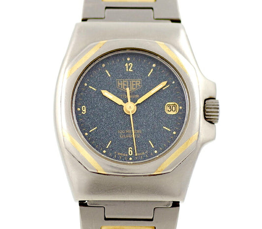 Battery replacement TAG HEUER Icher Titanium 825208 100m Waterproof Black Titanese Ladies Quartz Tag Hoire [6 months warranty] [Watch] [Used]