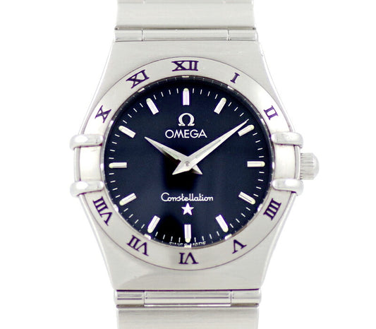 Battery replacement OMEGA Omega Constellation Mini 1562.40 Navy SS Stainless Ladies Quartz [6 months warranty] [Watch] [Used]