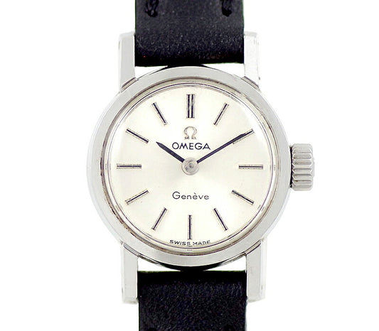 Rare product Omega Omega 515.009 Cal.485 17 Stone Silver SS Stainless Ladies Hand -wound Antique Vintage [Watch] [Used]