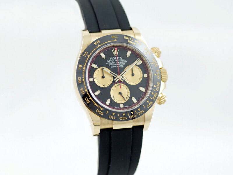 ROLEX Rolex DAYTONA Daytona 116518LN Black Gold Dial K18YG Yellow Gold Gold Solid Ceramic Besel Men's Automatic Wind [6 months warranty] [Watch] [Used]