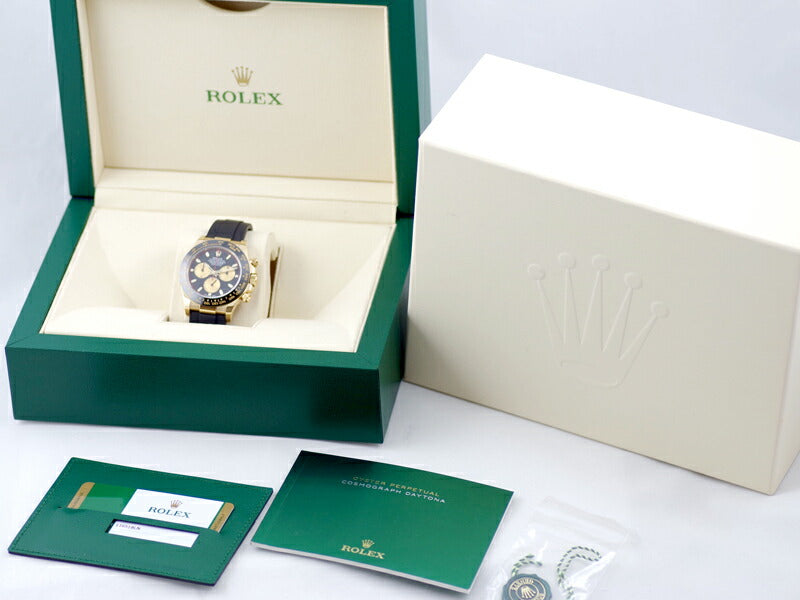 ROLEX Rolex DAYTONA Daytona 116518LN Black Gold Dial K18YG Yellow Gold Gold Solid Ceramic Besel Men's Automatic Wind [6 months warranty] [Watch] [Used]