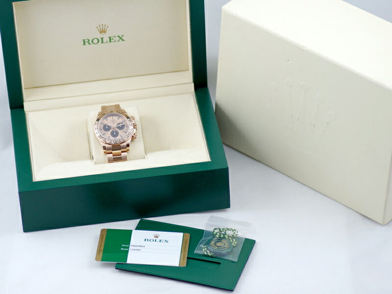 ROLEX Rolex DAYTONA Daytona 116505 Pink Black Dial K18PG Pink Gold Solid Men's Automatic Wind [6 months warranty] [Watch] [Used]