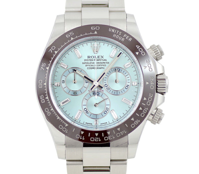 ROLEX ロレックス DAYTONA デイトナ 116506A バケットダイヤ アイスブルー  PT プラチナ メンズ 自動巻き【6ヶ月保証】【腕時計】【中古】