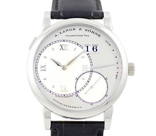 A.LANGE & SOHNE Lange & Zone Grand Lange 1 115.025/LS1152AA Silver PT Platinum Men Hand -wound [6 months warranty] [Watch] [Used]