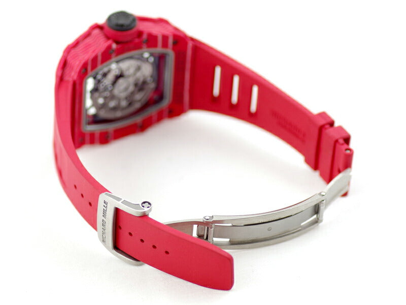 RICHARD MILLE Richard Mill RM35-02 FQ RAFA RAFAEL NADAL Rafael Nadal Red Quartz Skeleton TPT Quartz Titan Genuine Belt Genuine Belt Automatic RM35 RM035 Red [6 months warranty] [Watch] [Used]