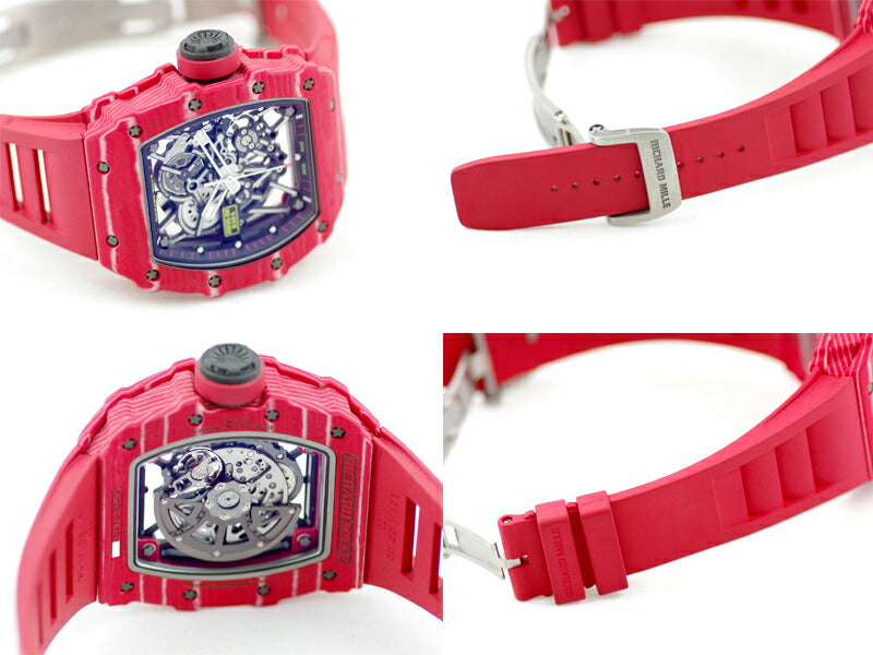 RICHARD MILLE Richard Mill RM35-02 FQ RAFA RAFAEL NADAL Rafael Nadal Red Quartz Skeleton TPT Quartz Titan Genuine Belt Genuine Belt Automatic RM35 RM035 Red [6 months warranty] [Watch] [Used]