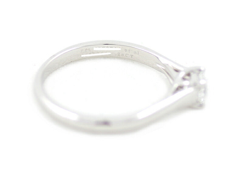 Tiffany & Co. Tiffany Lucidering Princess Cut 0.26ct (F/VVS2/EX) Pt950 Platinum 11.5 0.27ct 9 Stone Ring [Jewelry] [Used]