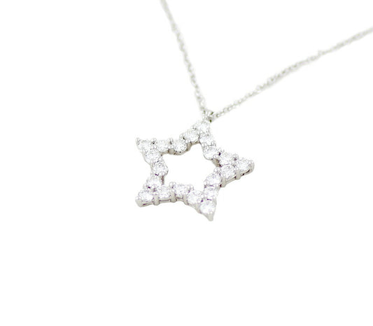 Tiffany & Co. Tiffany Star Diamond 20P PT950 Platinum Necklace [Jewelry] [Used]