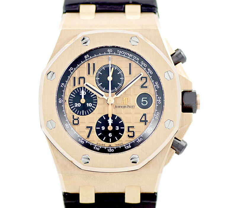 Audemars Piguet Audemars Piguet Offshore Chronograph 26470OR K18PG Pink Gold Men's Automatic Wrap AP 26470or.OO.A002CR.01 [6 months warranty] [Watch] [Used]