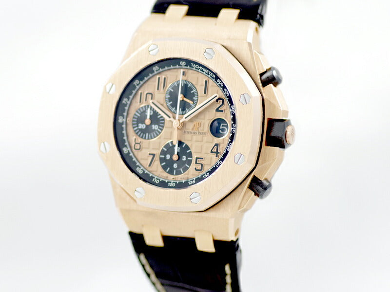 Audemars Piguet Audemars Piguet Offshore Chronograph 26470OR K18PG Pink Gold Men's Automatic Wrap AP 26470or.OO.A002CR.01 [6 months warranty] [Watch] [Used]