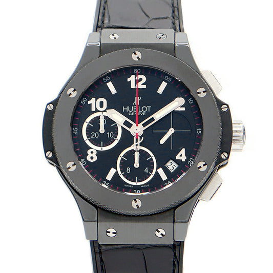 HUBLOT Ublo Big Bang Black Magic 41mm Chronograph 342.cx.130.RX Date Black Titanium Ceramic Genuine Belt Unisex Unisex Men's Ladies Automatic Big Bang [6 months warranty] [Used]