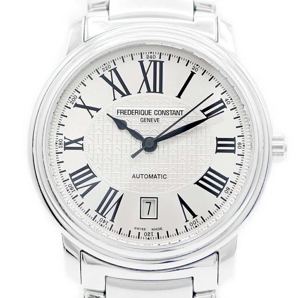 内部点検済 FREDERIQUE CONSTANT フレデリックコンスタント クラシック FC-303/310/315X4P4/5/6 デイト シルバー SS ステンレス メンズ 自動巻き 【6ヶ月保証】【腕時計】【中古】