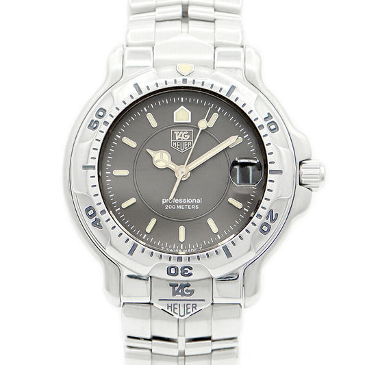 Battery replacement TAG HEUER Tag Hois 6000 Series WH1212 200m Waterproof Date Gray SS Stainless Men Quartz