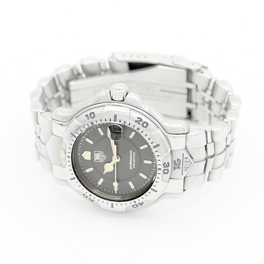 Battery replacement TAG HEUER Tag Hois 6000 Series WH1212 200m Waterproof Date Gray SS Stainless Men Quartz