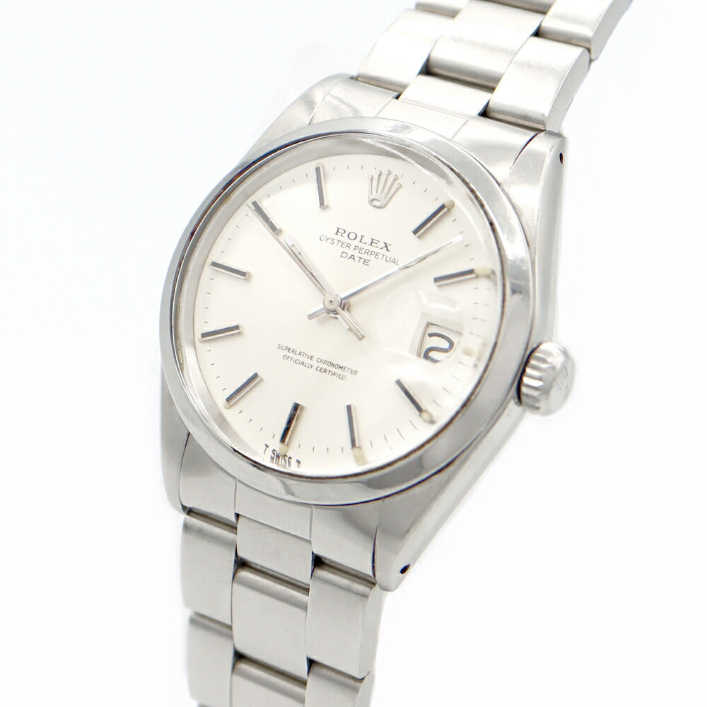 ROLEX Rolex Oyster Purpetur Date 1500 Silver SS Stainless Men Automatic Wind [Watch] [Used] [Self -warranty 6 months]