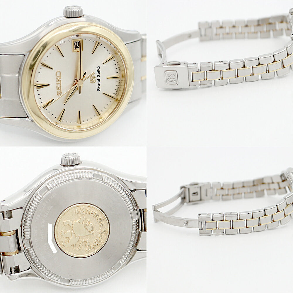 Battery replacement SEIKO Seiko Grand Seiko GS STGF022 4J52-0A20 Silver K18YG Yellow Gold SS Stainless Steel Combination Ladies Quartz [6 months warranty] [Watch] [Used]