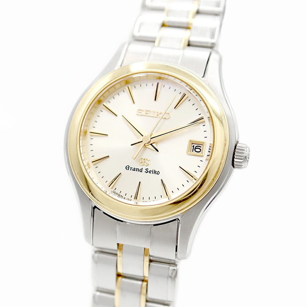 Battery replacement SEIKO Seiko Grand Seiko GS STGF022 4J52-0A20 Silver K18YG Yellow Gold SS Stainless Steel Combination Ladies Quartz [6 months warranty] [Watch] [Used]