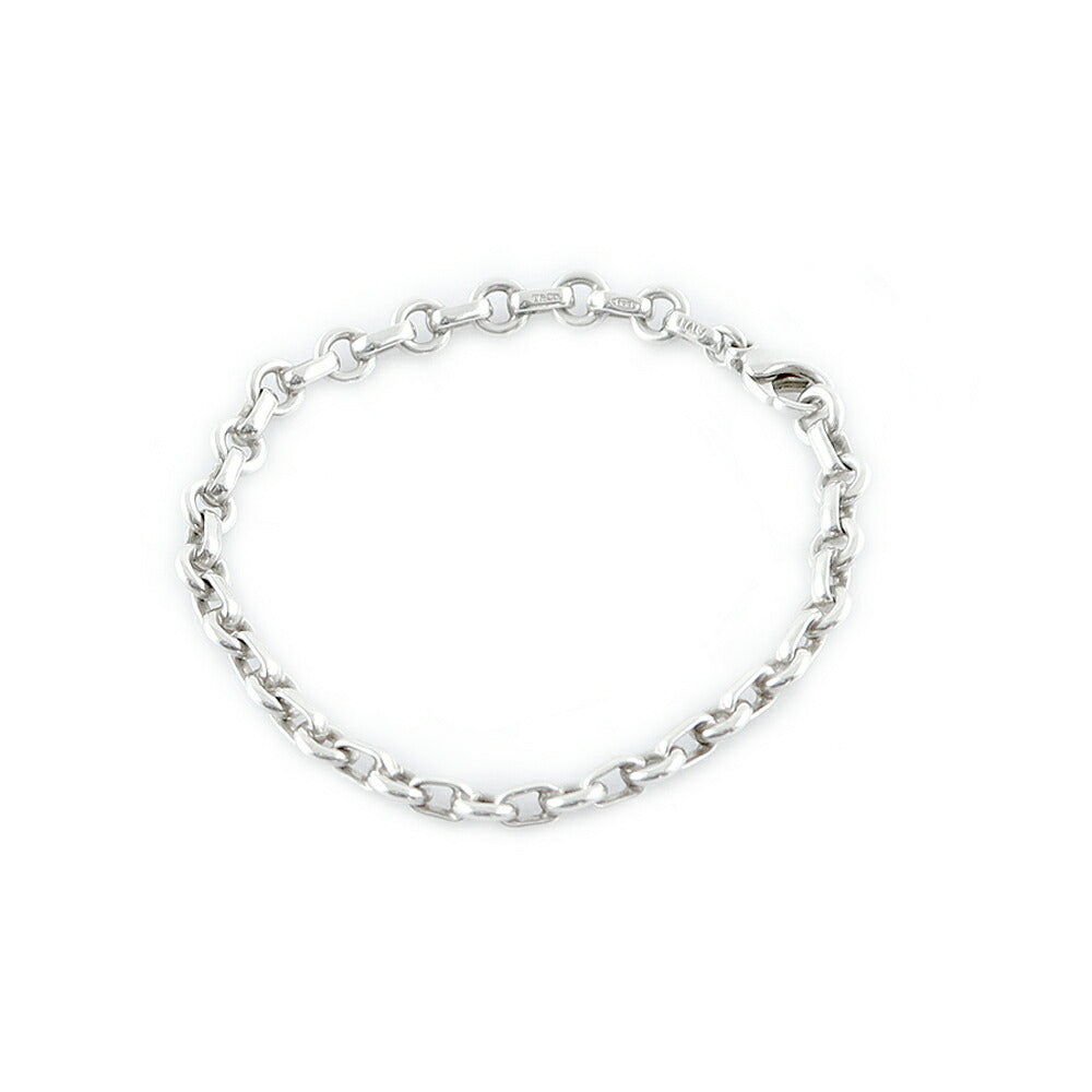 Tiffany & Co. Tiffany Donut Link Chain Bracelet Silver SV925 Bracelet Men's Ladies [Jewelry] [Used]