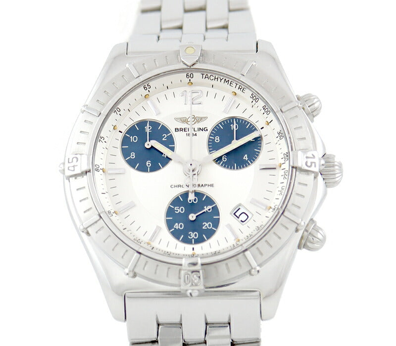 BREITLING BREITLING Breitling Sirius A53011 Chronograph Silver Navy SS Stainless Men Quartz [6 months warranty] [Watch] [Used]