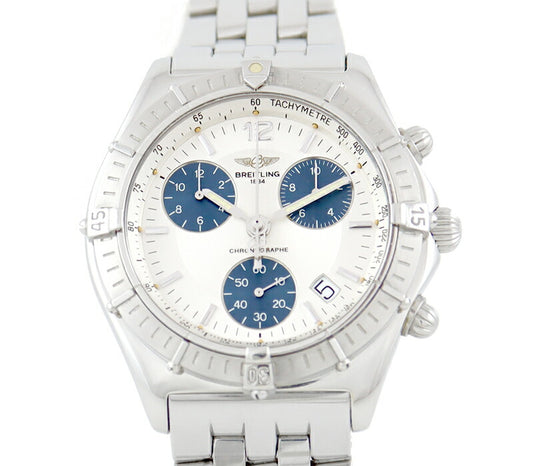 BREITLING BREITLING Breitling Sirius A53011 Chronograph Silver Navy SS Stainless Men Quartz [6 months warranty] [Watch] [Used]