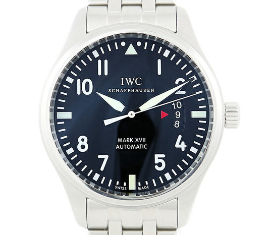 Inspector IWC International Watch Company Pilot Watch Mark XVII IW326504 Date Black Black SS Stainless Men Automatic Mark 17 [6 months warranty] [Watch] [Used]