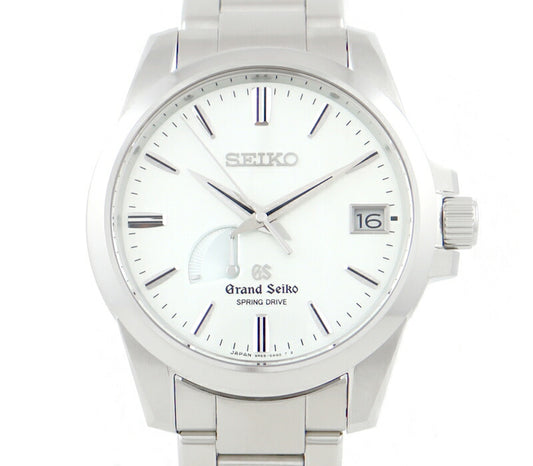 SEIKO Seiko Grand Seiko Spring Drive Power Reserve Date 9R65-0AG0 SBGA015 Light Steel Blue SS Stainless Men Automatic Wind [Watch] [Used]