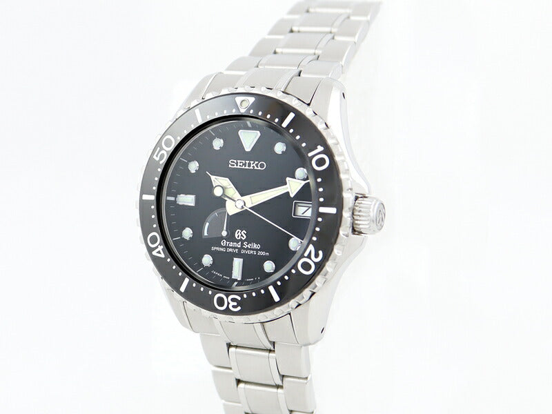 SEIKO Seiko Grand Seiko Spring Drive Divers 200mm 9R65-0AW0 SBGA029 Master Shop Limited Date Black Black SS Stainless Men Automatic Wind [6 months warranty] [Watch] [Used]