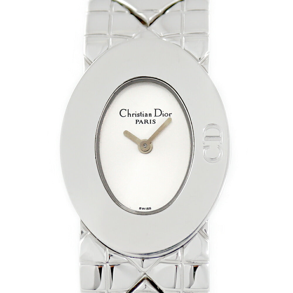 CHRISTIAN DIOR Christian Dior Radiol D90-100 Silver SS Stainless Ladies Quartz [6 months warranty] [Watch] [Used]