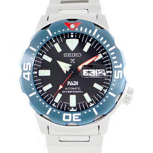 SEIKO セイコー プロスペックス PADI 4R36-07N0 SBDY057 デイト 200m防水 黒 ブラック SS ステンレス メンズ 自動巻き【6ヶ月保証】【腕時計】【中古】