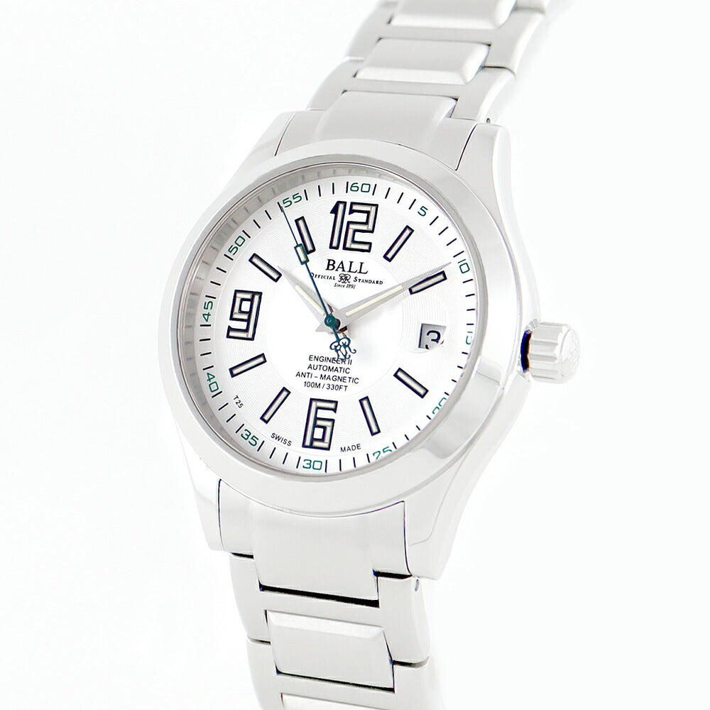 K☆Inspector Ball Ball Ball Watch Engineer II NM1020C White White Dial SS Stainless Men Automatic Wind [6 months warranty] [Watch] [Used]