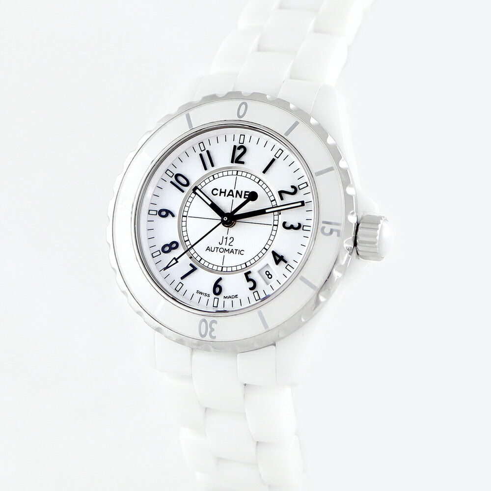 CHANEL Chanel J12 H0970 38mm Date 200m Waterproof White White White White White White White White White White White White White White White White White White White White White White White White White SS Stainless
