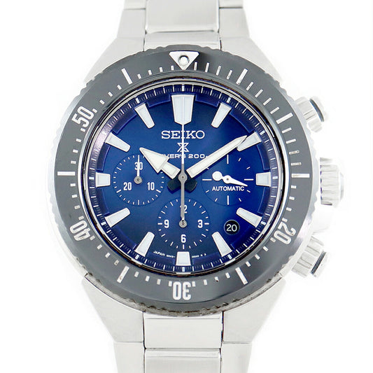 Inspector SEIKO Seiko SEIKO Seiko Prospex Diver Scuba Transken Rising Wave SBEC003 Date Blue SS Stainless Men's Automatic Wind [6 months Work] [Watch] [Used]