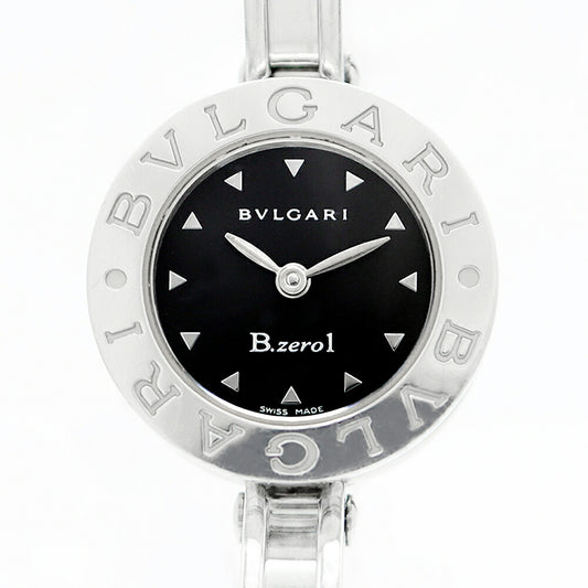 Battery replacement BVLGARI Bulgari B-ZERO1 Beezero One BZ22S Black Black SS Stainless Ladies Quartz Bangle Watch [6 months warranty] [Watch] [Used]