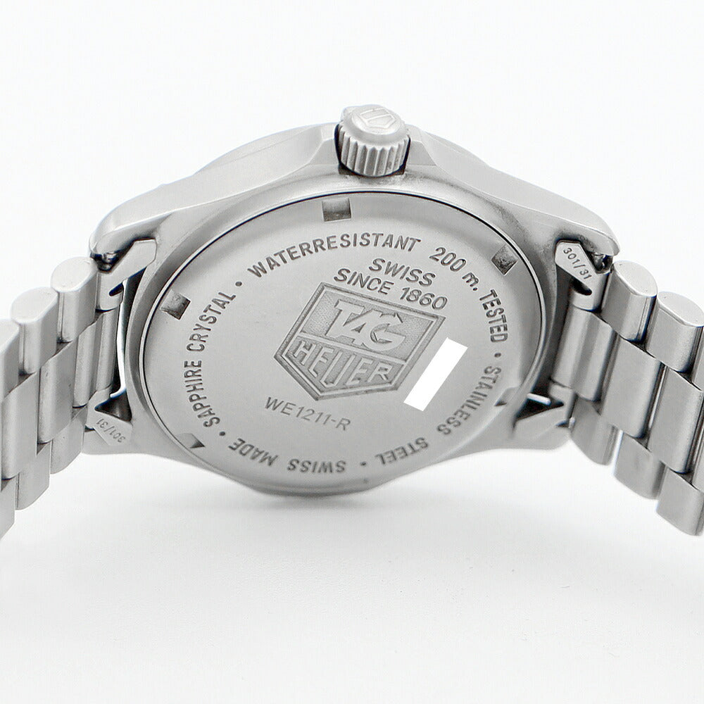 Battery replacement TAG HEUER Tag Hoear Professional 2000 Series WE1211 R 200m Waterproof Date Gray SS Stainless Men Quartz [6 months warranty] [Watch] [Used]