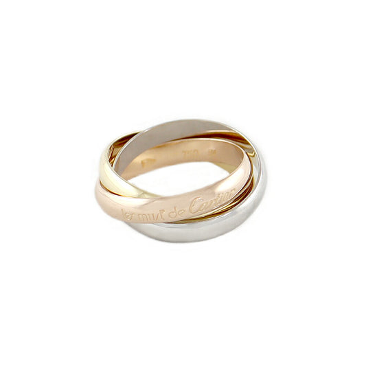 New finished Cartier Cartier Cartier Trinity Ring Three Color 3 Colors K18PG YG WG #54 No. 14 750 Pure [Jewelry] [Used]