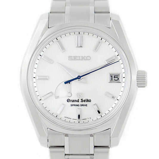 SEIKO Seiko Grand Seiko 1000 Limited items Spring Drive Power Reserve Date 9R65-0BY0 SBGA125 62GS Modern Design White White Titanium Men's Automatic Wind [6 months warranty] [Watch] [Used]