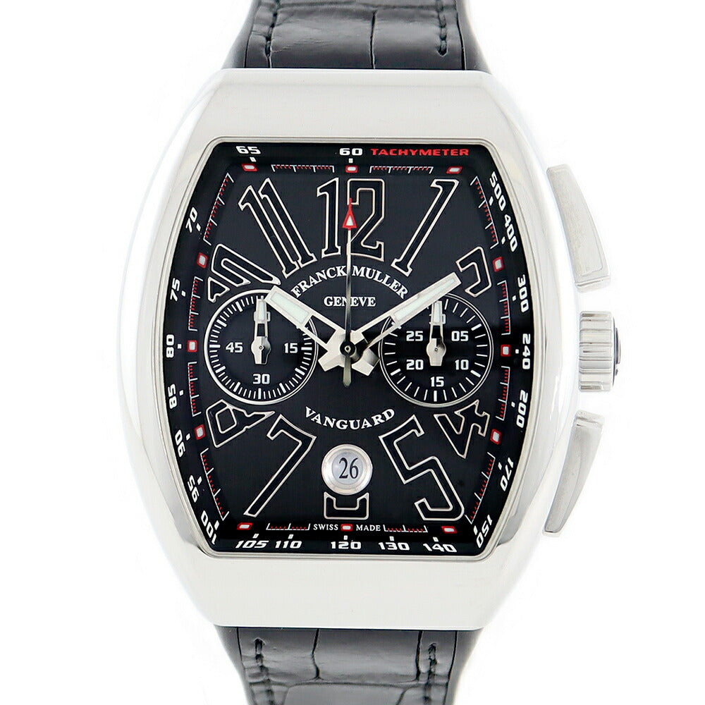 Internal point inspection Franck Muller Frank Muller Vanguard V45 CC DT Chronograph Black Black Men Automatic Wind [6 months warranty] [Used] [Watch]