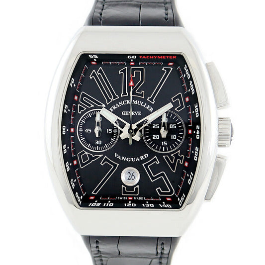 Internal point inspection Franck Muller Frank Muller Vanguard V45 CC DT Chronograph Black Black Men Automatic Wind [6 months warranty] [Used] [Watch]