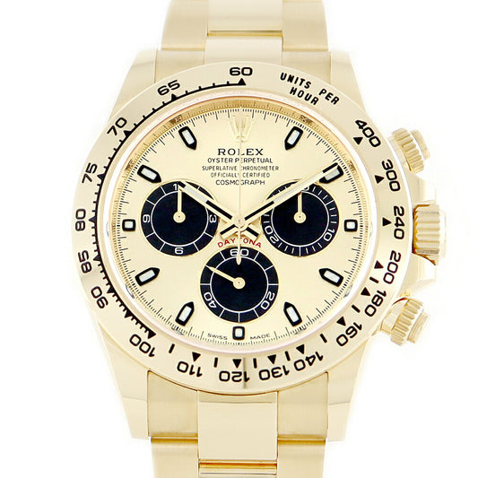 ROLEX Rolex COSMOGRAPH DAYTONA Cosmo Graph Dateona 116508 Champagne Gold K18YG Yellow Gold Golden Black Black Men's Automatic Wind [6 months warranty] [Watch] [Used]