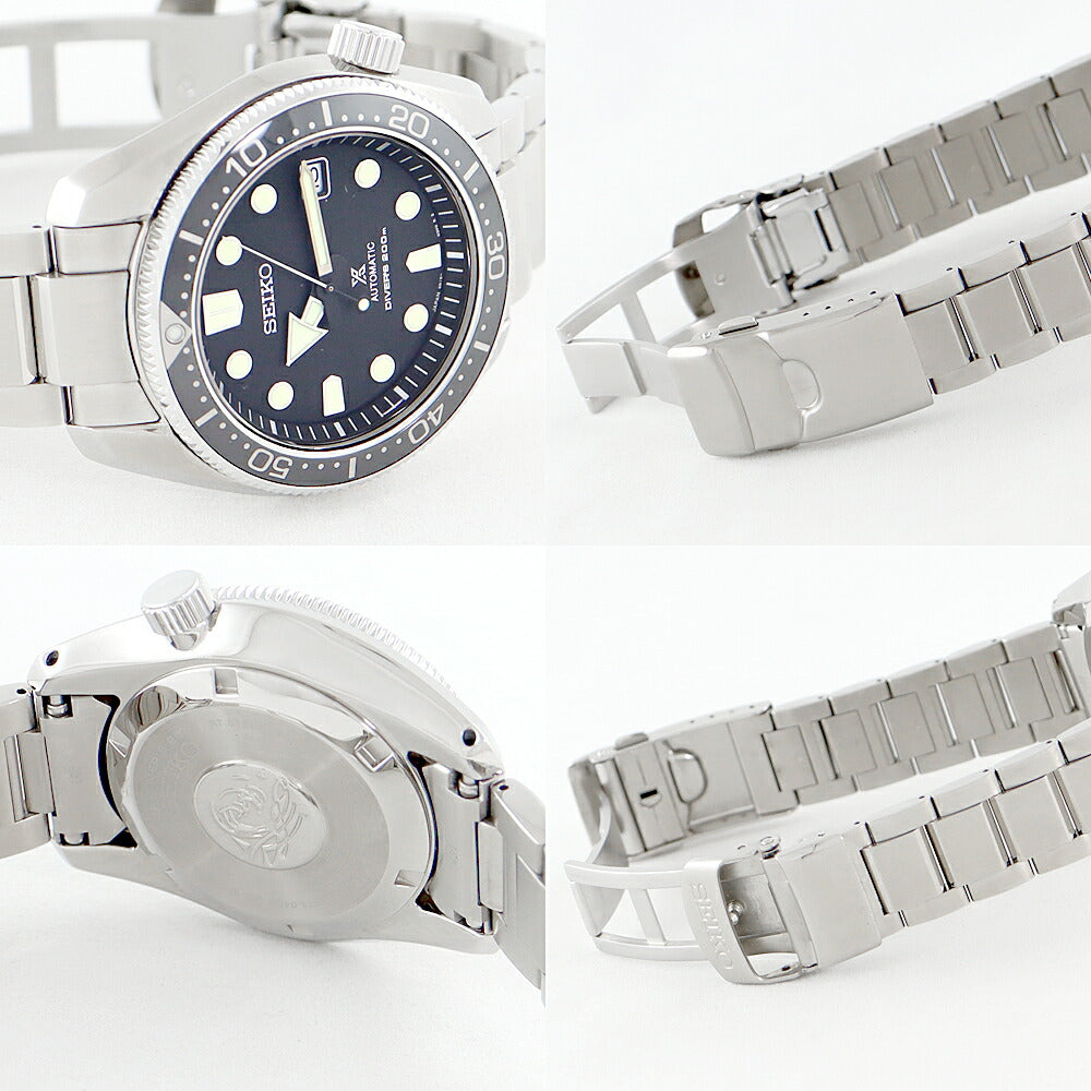 ☆SEIKO セイコー プロスペックス ダイバースキューバ SBDC061 6R15-04G0 デイト 200m防水 黒 ブラック SS ステンレス メンズ 自動巻き【6ヶ月保証】【腕時計】【中古】