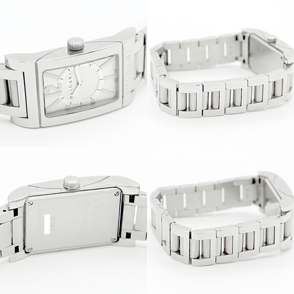 Battery replaced BVLGARI Bulgari Retan Goro RT39S Silver SS Stainless Ladies Quartz [6 months warranty] [Watch] [Used]